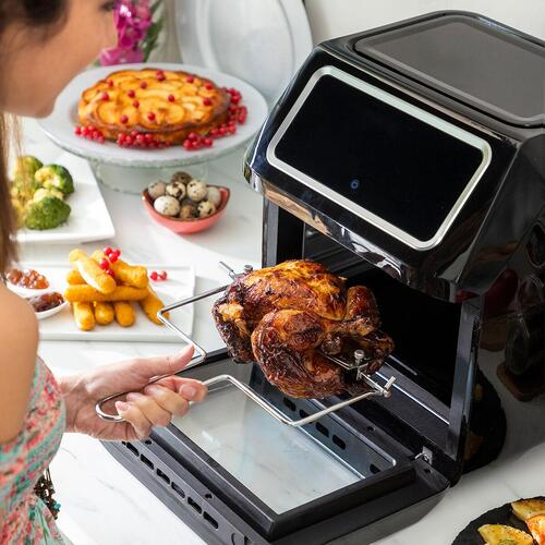 Airfryer Rustfrit stål Sort 12 L 1800 W (OUTLET C)