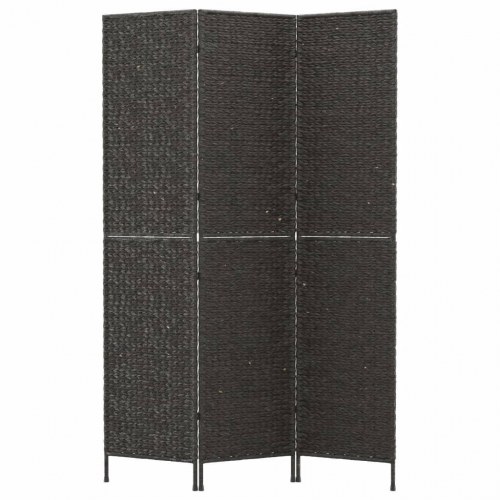 Rumdeler med 3 paneler 122x180 cm vandhyacint sort