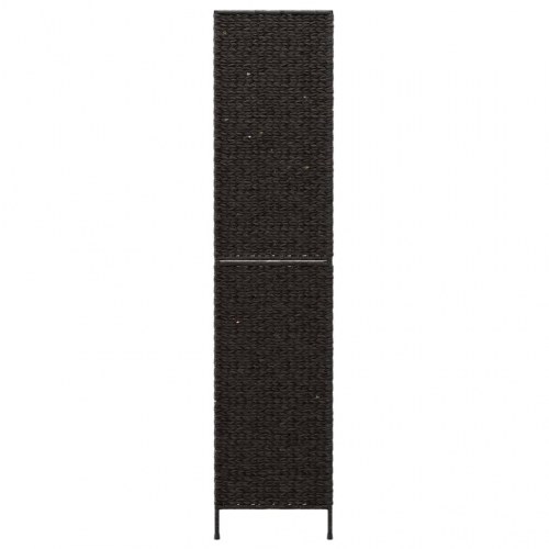 Rumdeler med 4 paneler 163x180 cm vandhyacint sort