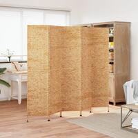 Rumdeler med 5 paneler 205x180 cm vandhyacint