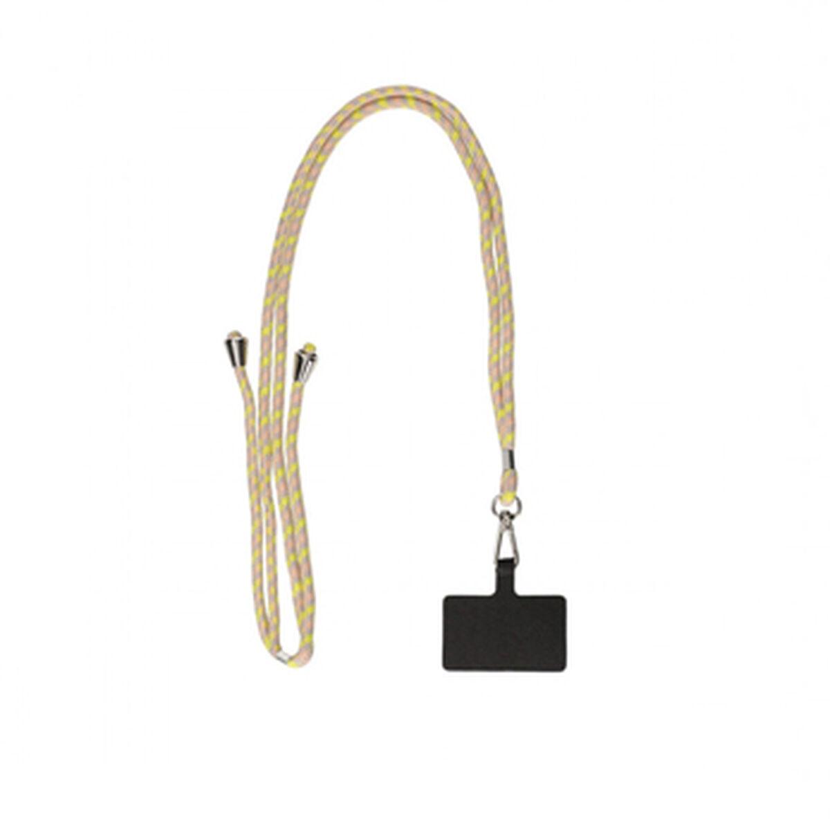 KSIX universal nøglesnor til mobil - gul, 160 cm