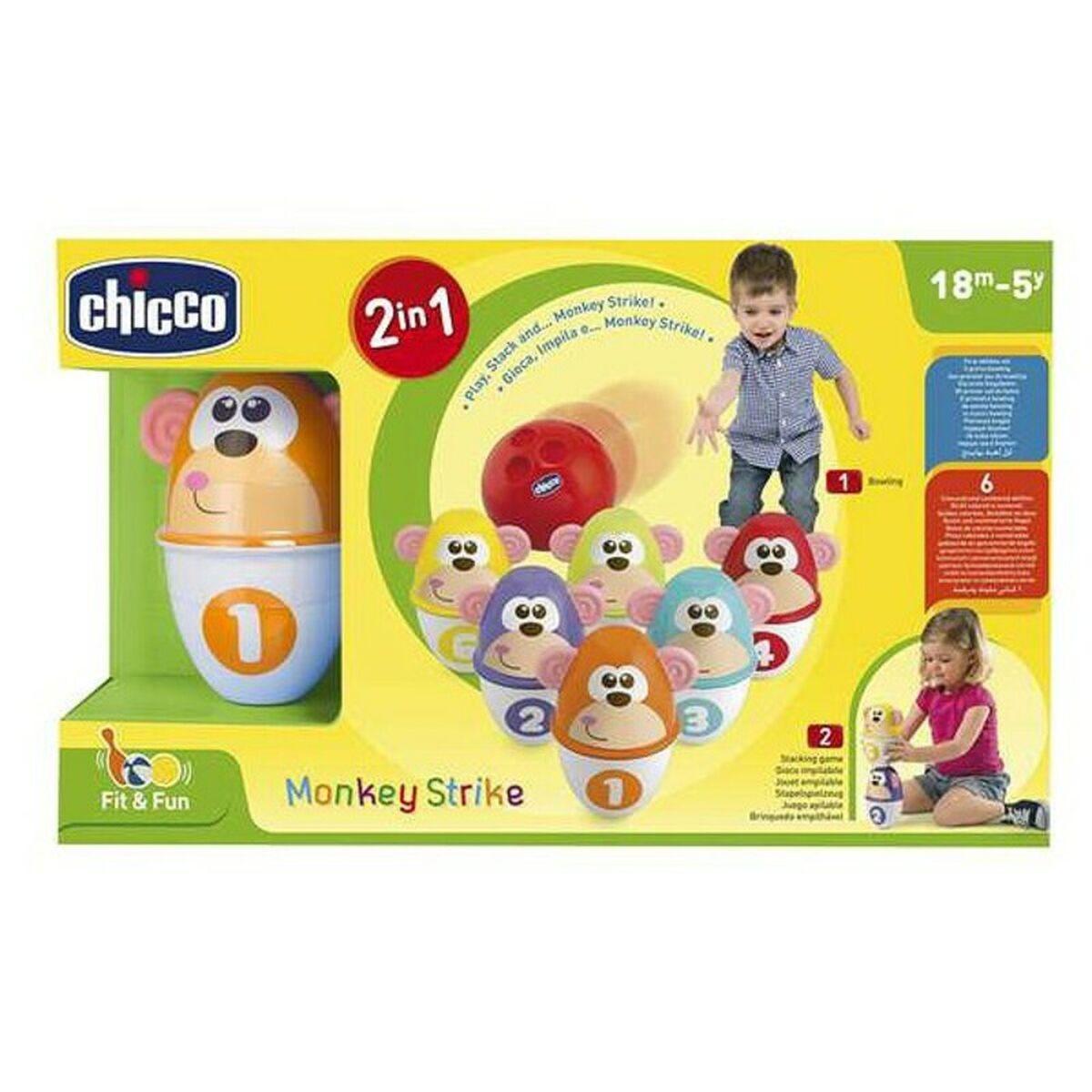 Boldspil Monkey Strike Chicco (7 stk)