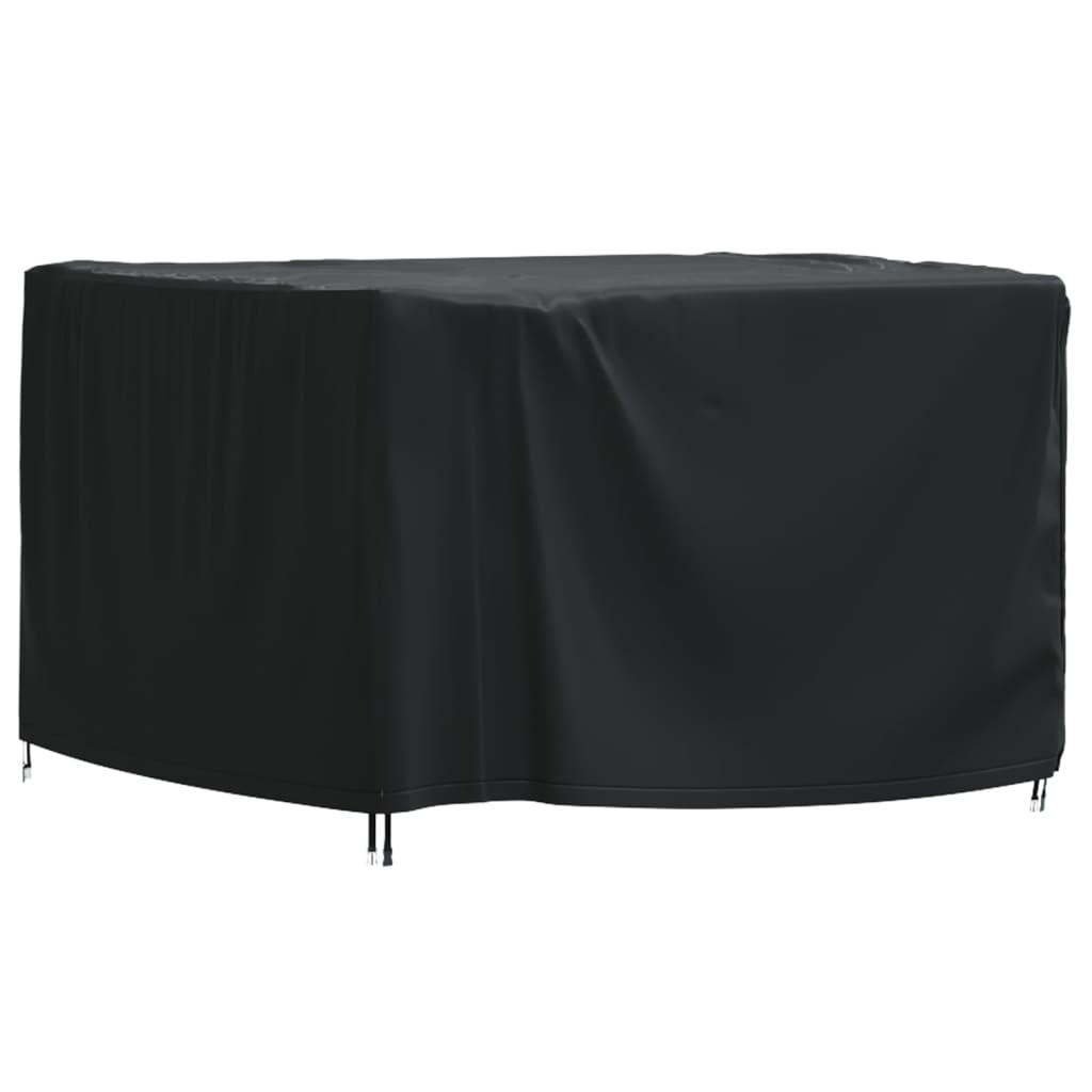 Havemøbelovertræk 135x135x90 cm vandtæt 420D sort