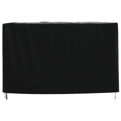 Havemøbelovertræk 135x135x90 cm vandtæt 420D sort
