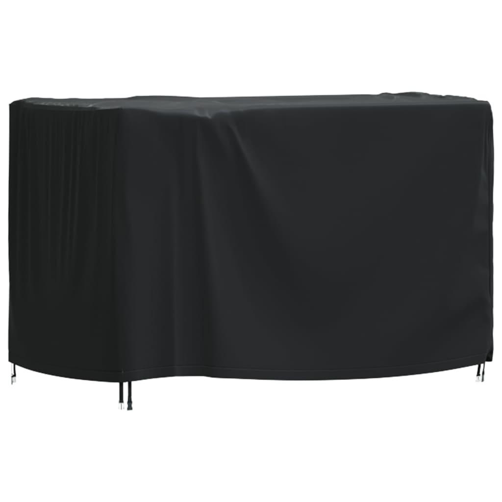 Havemøbelovertræk 140x70x90 cm vandtæt 420D sort