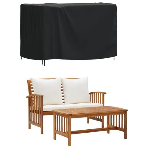 Havemøbelovertræk 140x70x90 cm vandtæt 420D sort