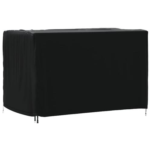 Havemøbelovertræk 140x70x90 cm vandtæt 420D sort