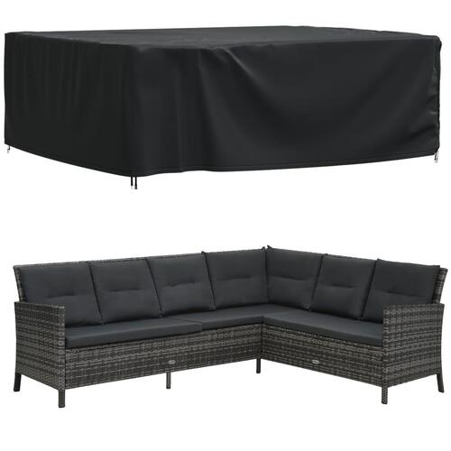 Havemøbelovertræk 250x210x90 cm vandtæt 420D sort