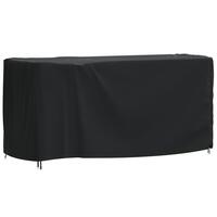 Havemøbelovertræk 180x70x90 cm vandtæt 420D sort