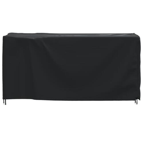 Havemøbelovertræk 180x70x90 cm vandtæt 420D sort