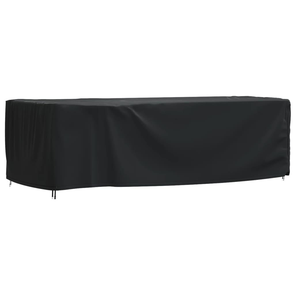 Havemøbelovertræk 300x140x90 cm vandtæt 420D sort