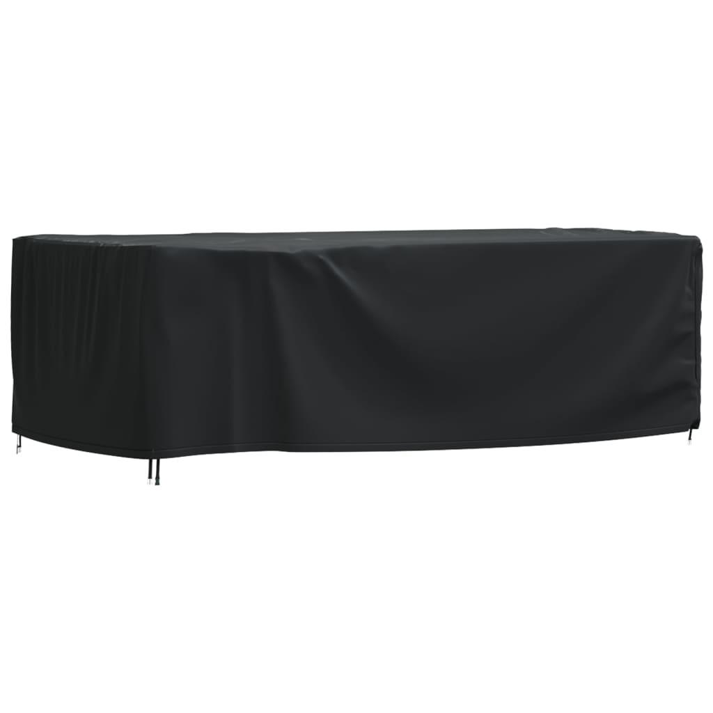 Havemøbelovertræk 229x113x73 cm vandtæt 420D sort