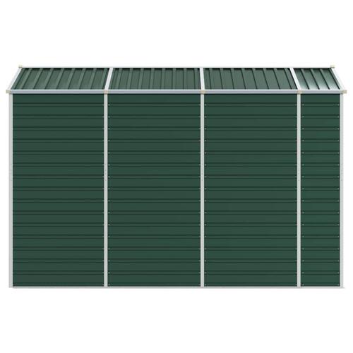 Haveskur 191x300x198 cm galvaniseret stål grøn