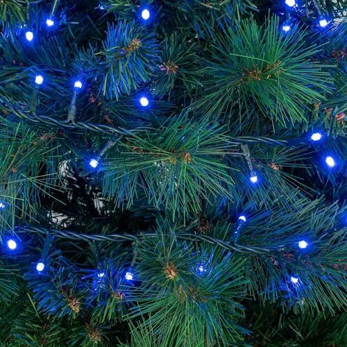 LED guirlande 25 m Blå Hvid 6 W Jul