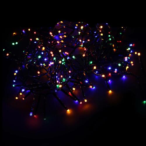 LED guirlande 50 m Multifarvet