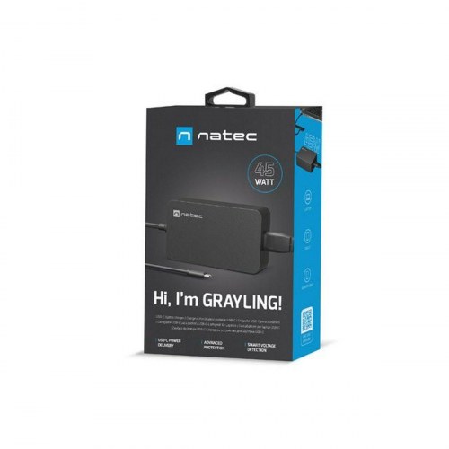 USB-C adapter Natec NZU-2033 - 45 W, EU-stik, 2,7 m