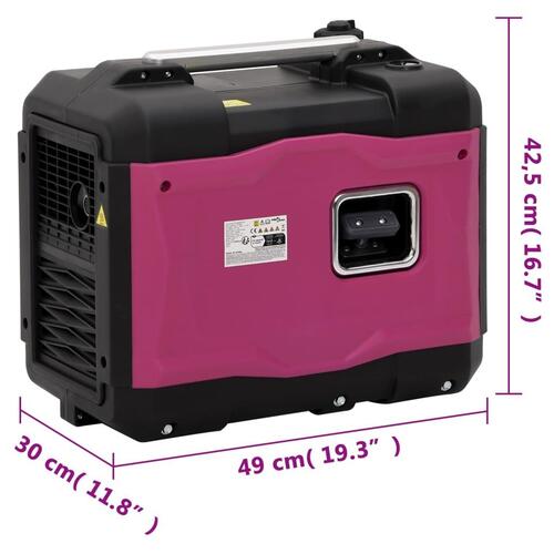 Bærbar benzingenerator 2900 W 4-takts