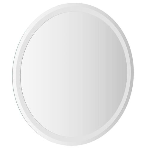 Badeværelsesspejl med LED-lys 70 cm rundt
