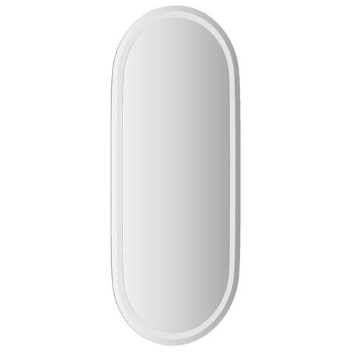 LED-badeværelsesspejl 100x45 cm oval