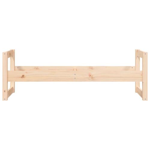 Dækreol 120x40x40 cm massivt fyrretræ