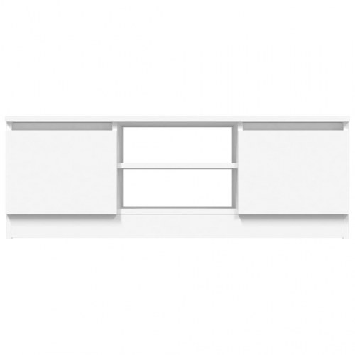 Tv-bord med låge 102×30×36 cm - hvid