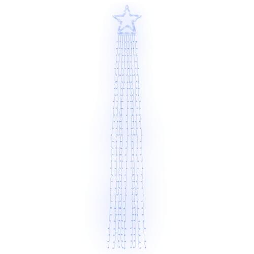 Juletræslys 320 LED'er 375 cm blå