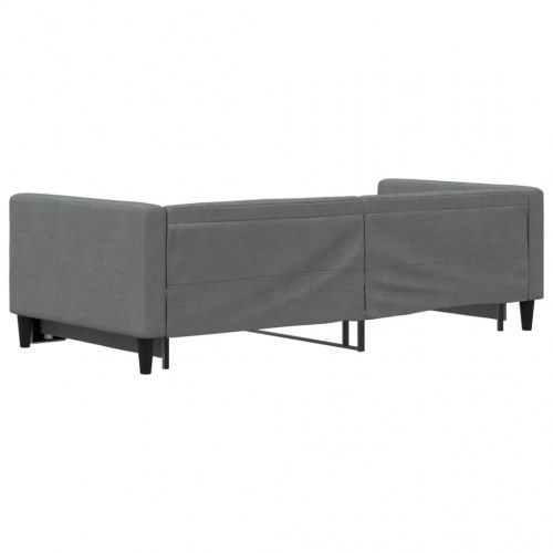 Daybed med udtræk 90 x 190 cm - mørkegrå