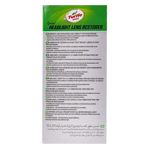 Restaurering af forlygter Turtle Wax TW53685