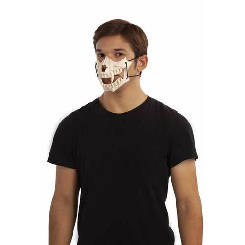 Half Mask Rovdyr Ben Onesize Skelet Halloween