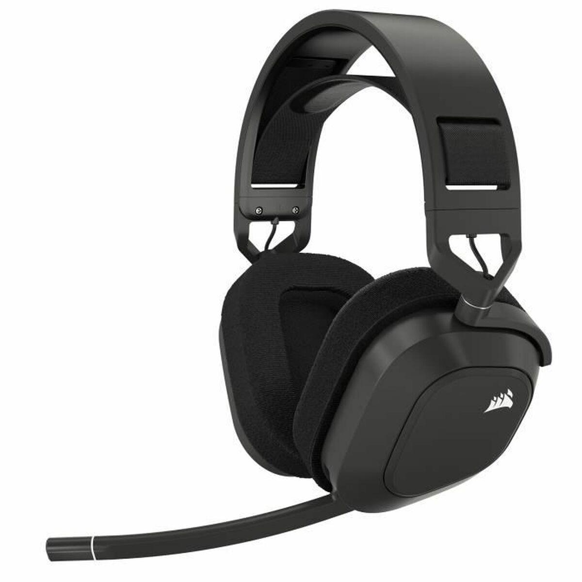 Hovedtelefoner Med Mikrofon Corsair Ca 9011295 Eu Sort Grå Multifarvet