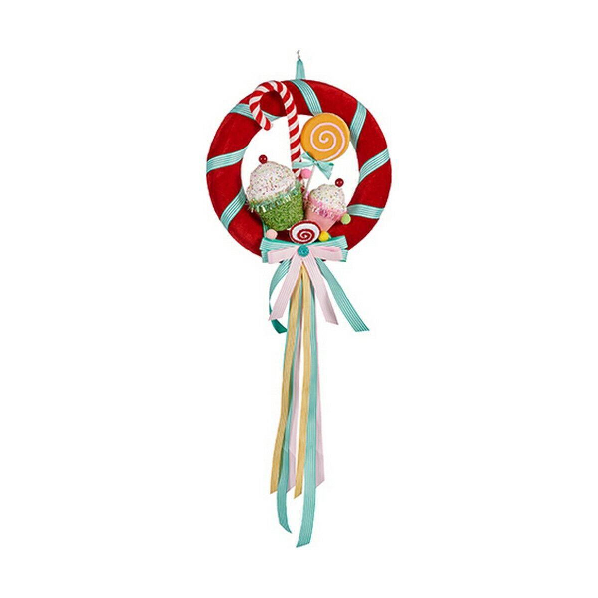 Adventskrans Multifarvet Syntetisk 40 X 12 X 42 Cm