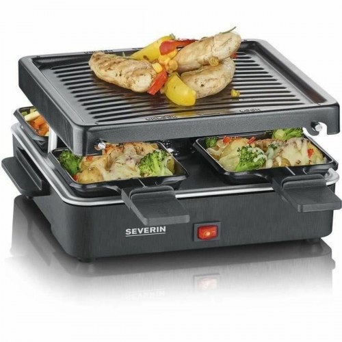 Severin RG 2370 raclette - 600 W bordgrill, sort