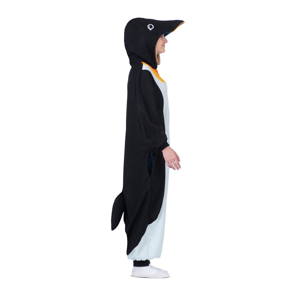 Kostume til voksne Pingvin Hvid Sort - L/XL