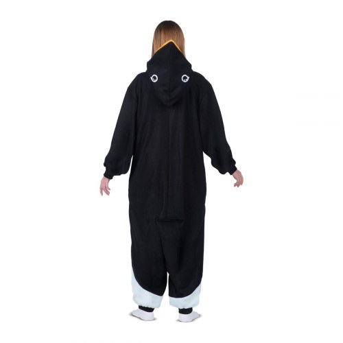 Kostume til voksne Pingvin Hvid Sort - L/XL