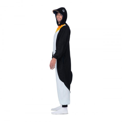 Kostume til voksne Pingvin Hvid Sort - L/XL