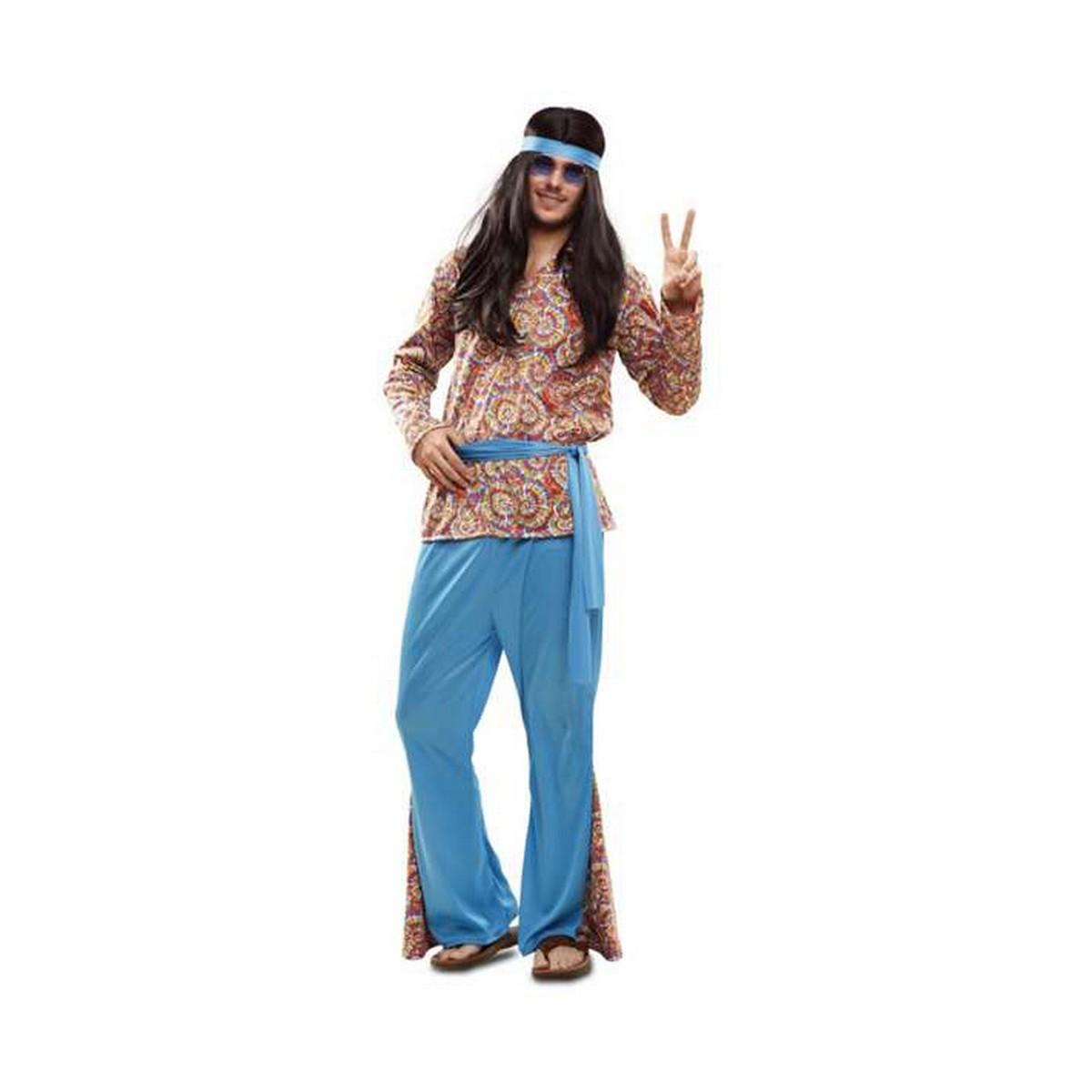 Kostume til voksne Hippie Psykedelisk M/L