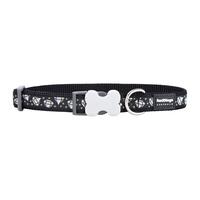 Hundehalsbånd Red Dingo Diamond 20-32 cm Sort