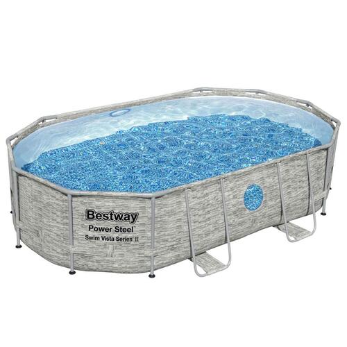 Power Steel swimmingpoolsæt 488x305x107 cm