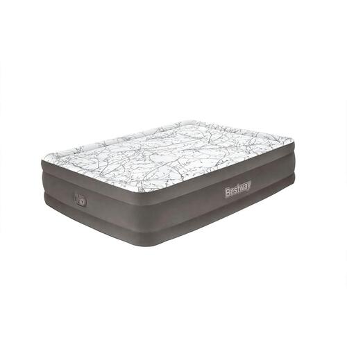 luftmadras med indbygget pumpe 203x152x46 cm