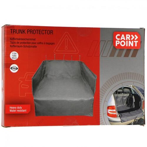 Carpoint beskyttelsesmåtte til bagagerummet 110x100x40 cm sort