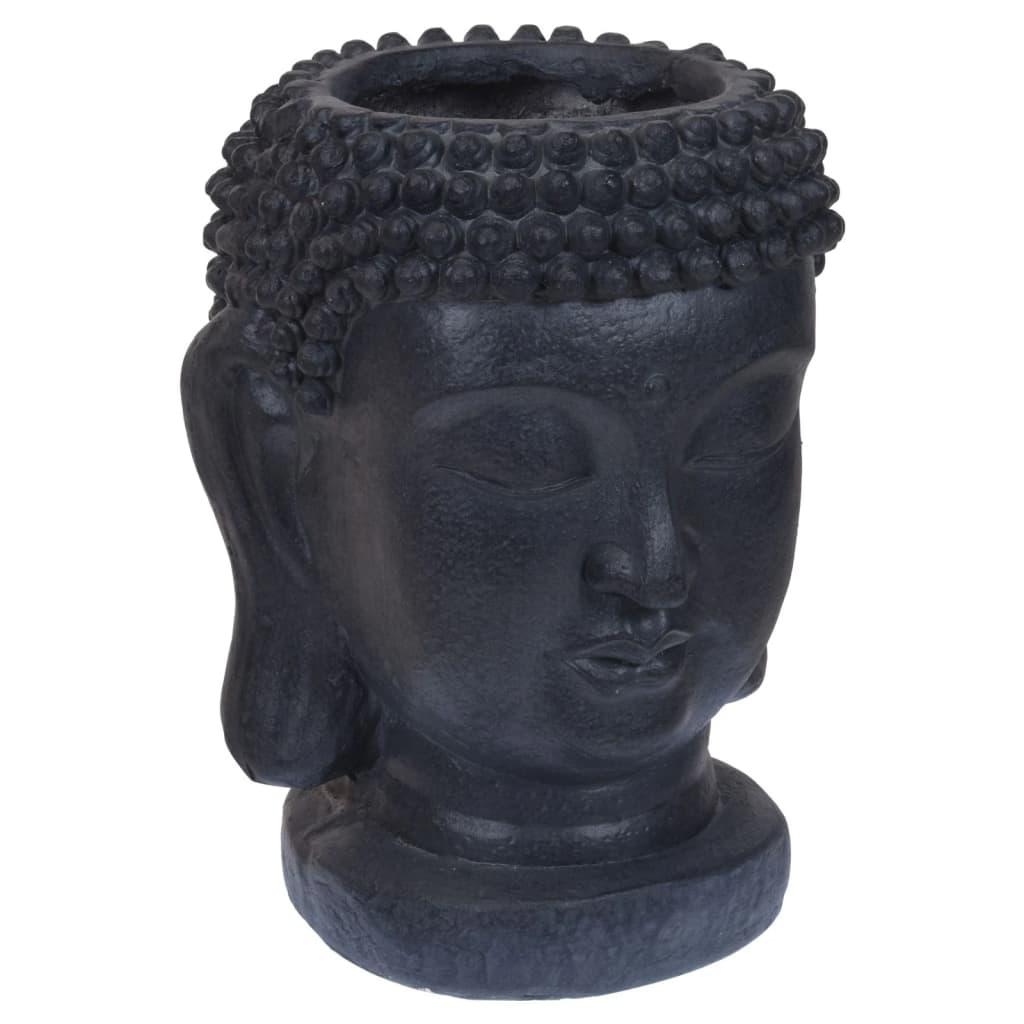 ProGarden blomsterkrukke 25x26x35 cm buddhadesign antracitgrå