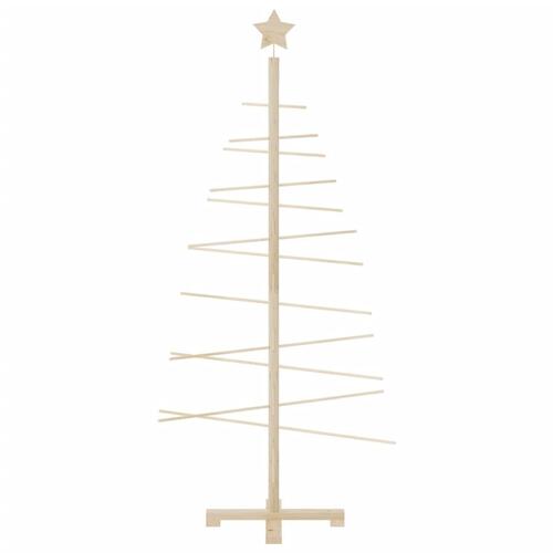 Dekorativt juletræ 150 cm massivt fyrretræ
