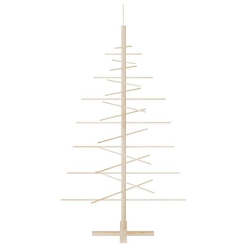 Dekorativt juletræ 150 cm massivt fyrretræ
