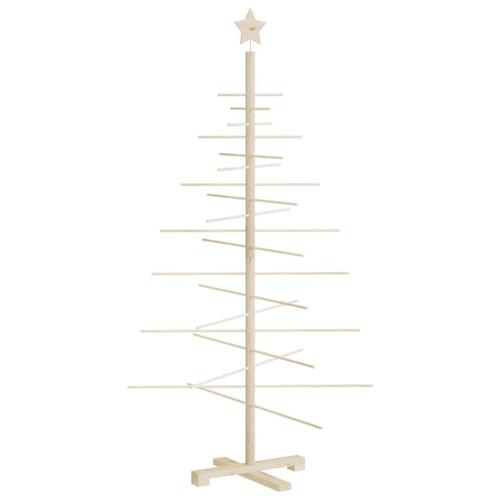 Dekorativt juletræ 150 cm massivt fyrretræ