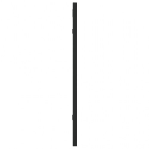 Vægspejl 40×50 cm - rektangulært med sort jernramme