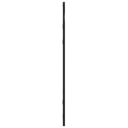 Vægspejl 30x60 cm buet jern sort