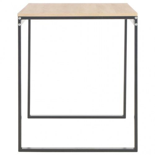 Computerbord 120x60x70 cm sort og egetræsfarve