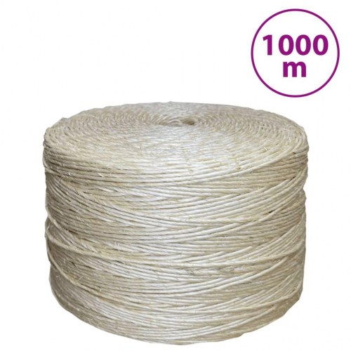 Sisalreb 100 % natur - 3 mm, 1.000 m rulle
