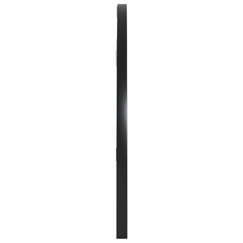 Vægspejl 60x30 cm buet jern sort