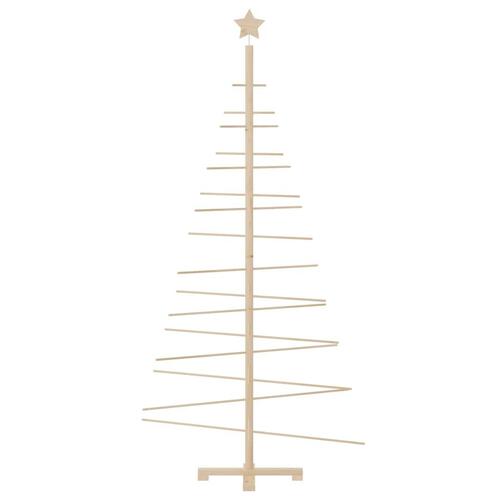 Dekorativt juletræ 180 cm massivt fyrretræ